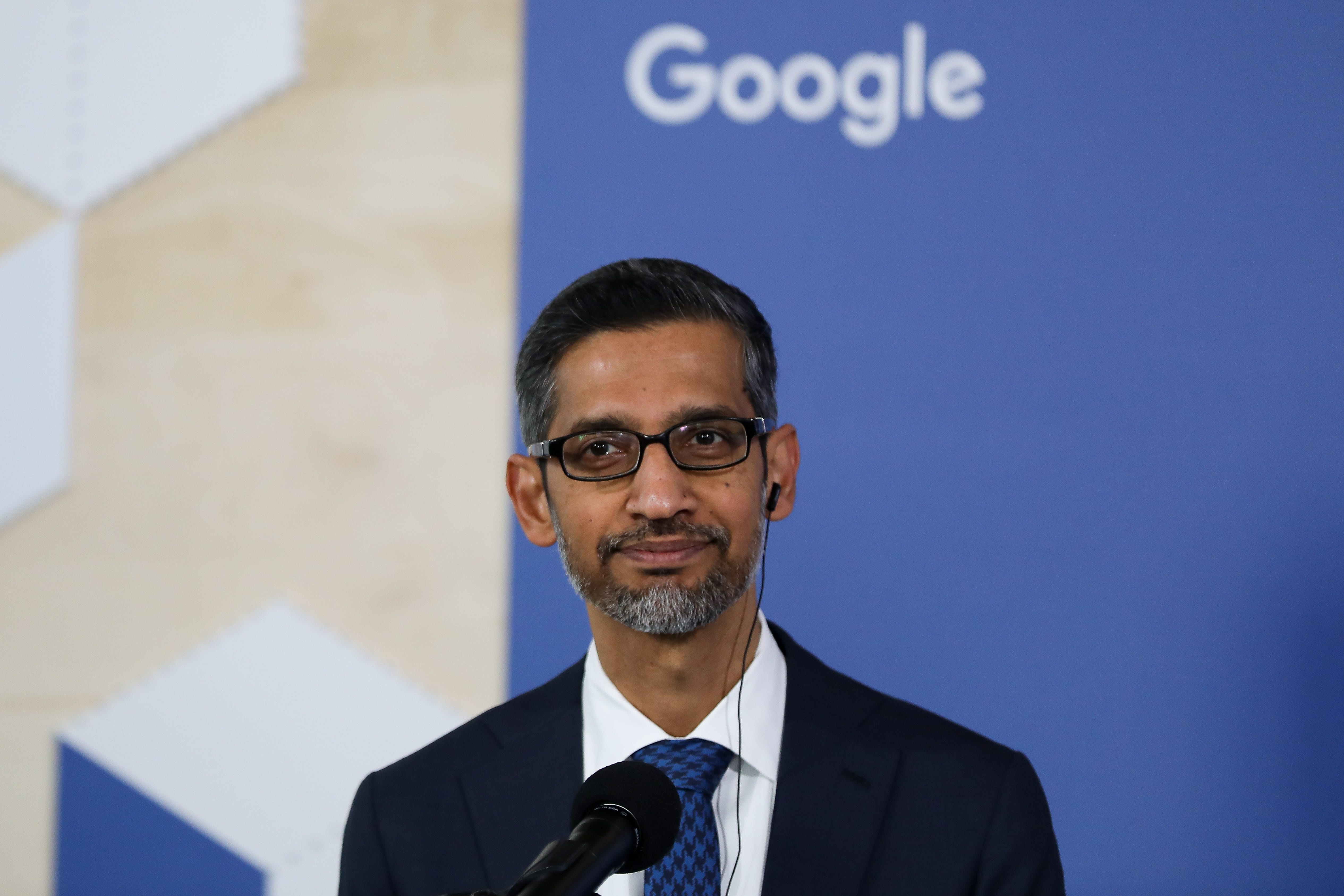 In Warsaw, Poland, Google CEO Sundar Pichai meets with the Polish Prime Minister.