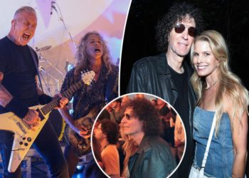 Howard Stern rocked out at Metallica’s SiriusXM show in Hamptons days before postponing return to the air