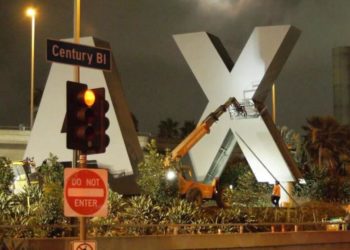 Iconic LAX airport sign is being removed letter by letter. Here’s why