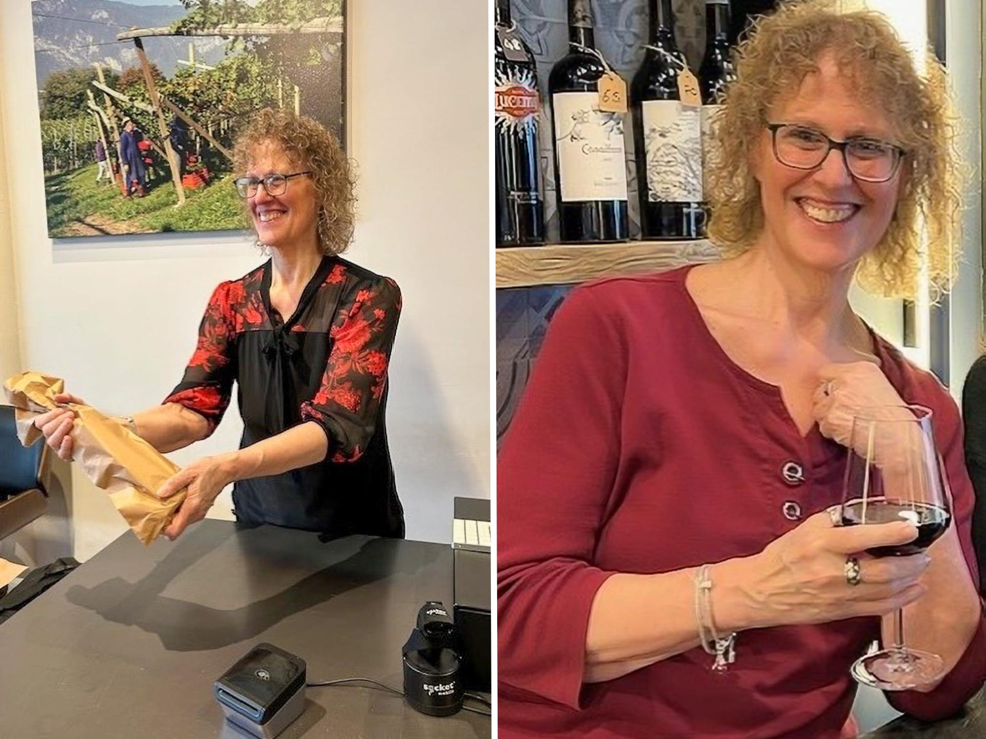 Woman at winery