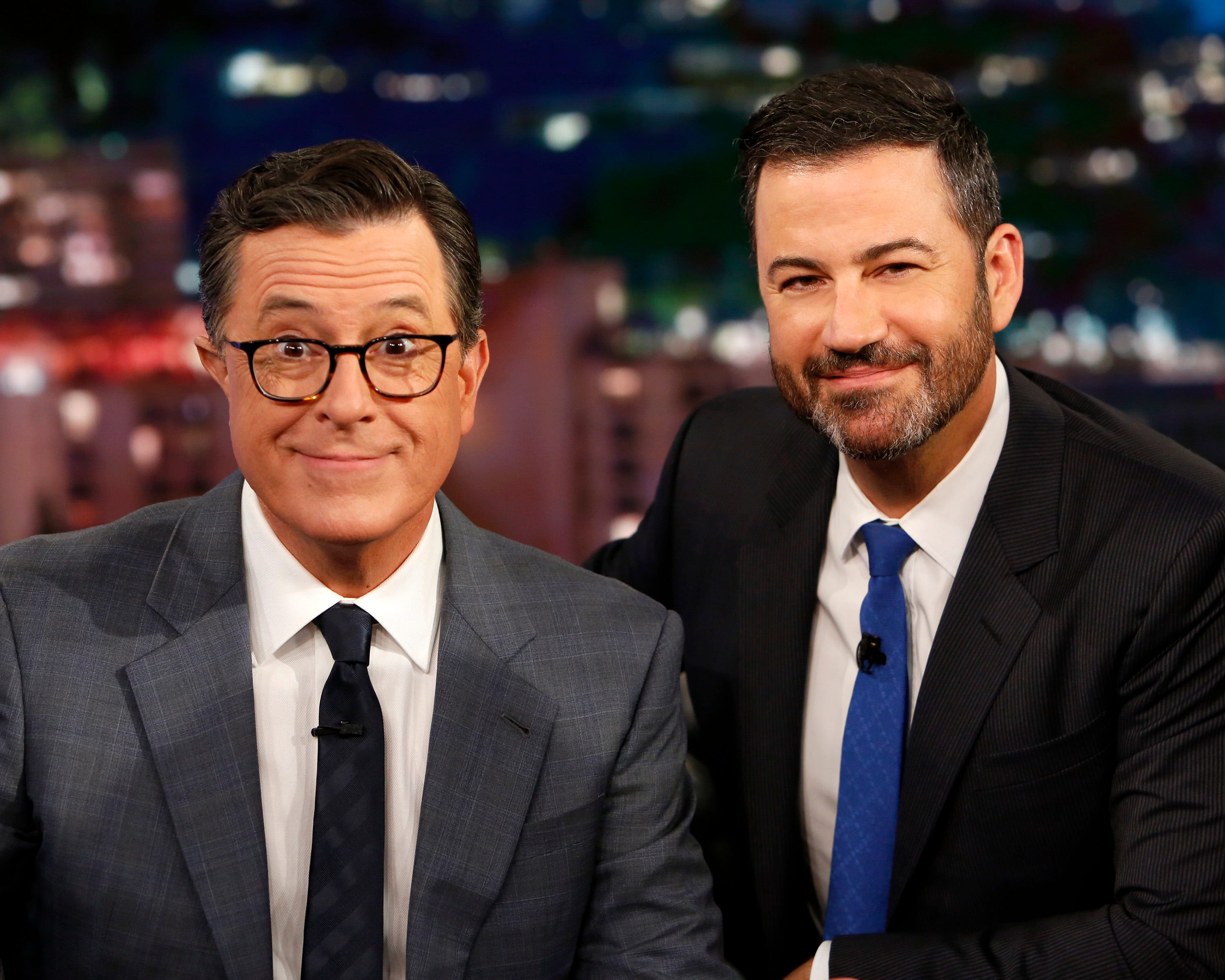 Jimmy Kimmel and Stephen Colbert