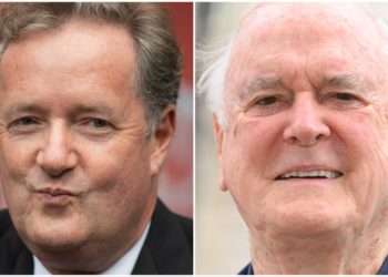 John Cleese & Piers Morgan Trade Blows Over Jimmy Kimmel & Trump: “You Flaming Old Hypocrite”