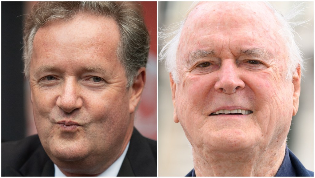 John Cleese & Piers Morgan Trade Blows Over Jimmy Kimmel & Trump: “You Flaming Old Hypocrite”