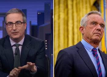John Oliver Rips Into Anti-Vaccine Mandates & Trump’s “Ongoing War” On Higher Education