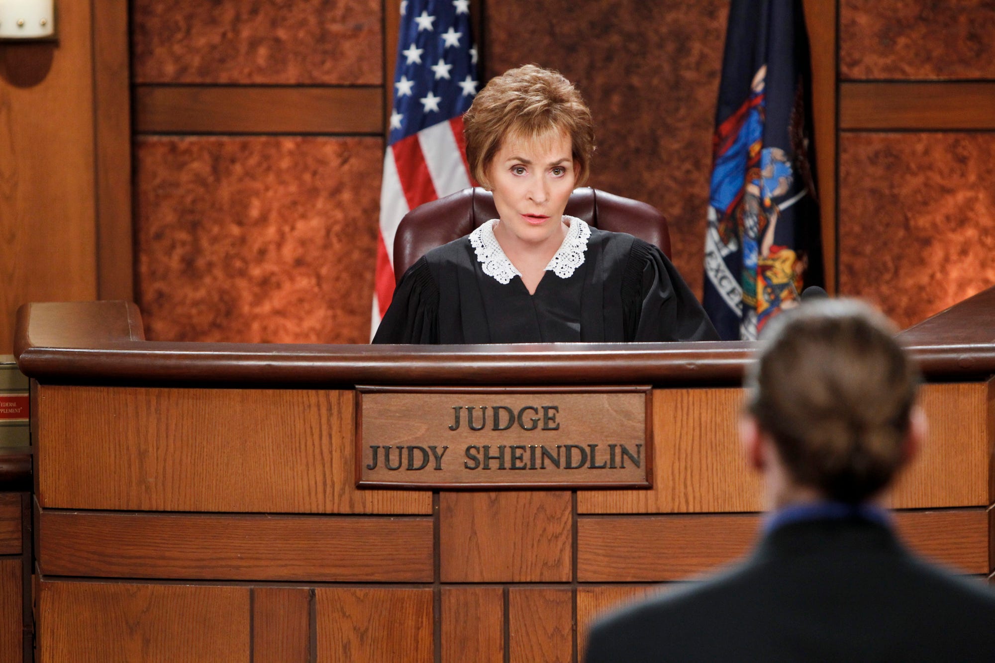 Judge Judy is pictured.