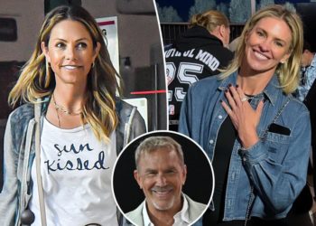 Kevin Costner’s new girlfriend is spitting image of actor’s ex-wife Christine Baumgartner in new photos