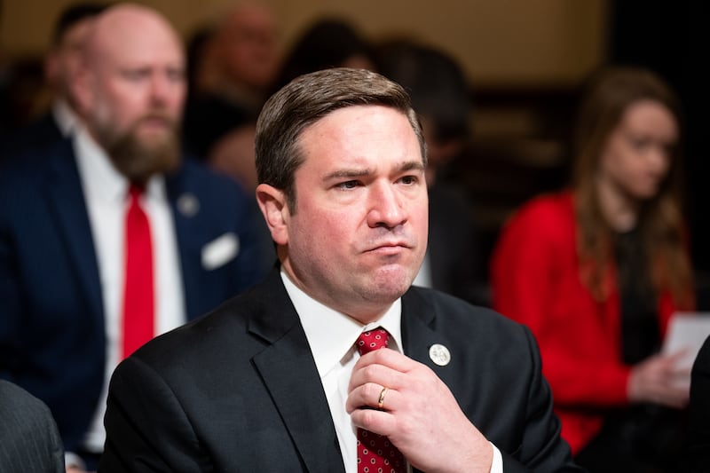 Andrew Bailey testifies during a House Homeland Security Committee on January 10, 2024.