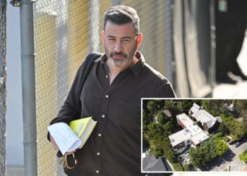 LA firefighters put out small blaze outside Jimmy Kimmel’s Hollywood Hills home