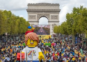 LEGO® Transforms the Champs-Élysées for a Day of Play