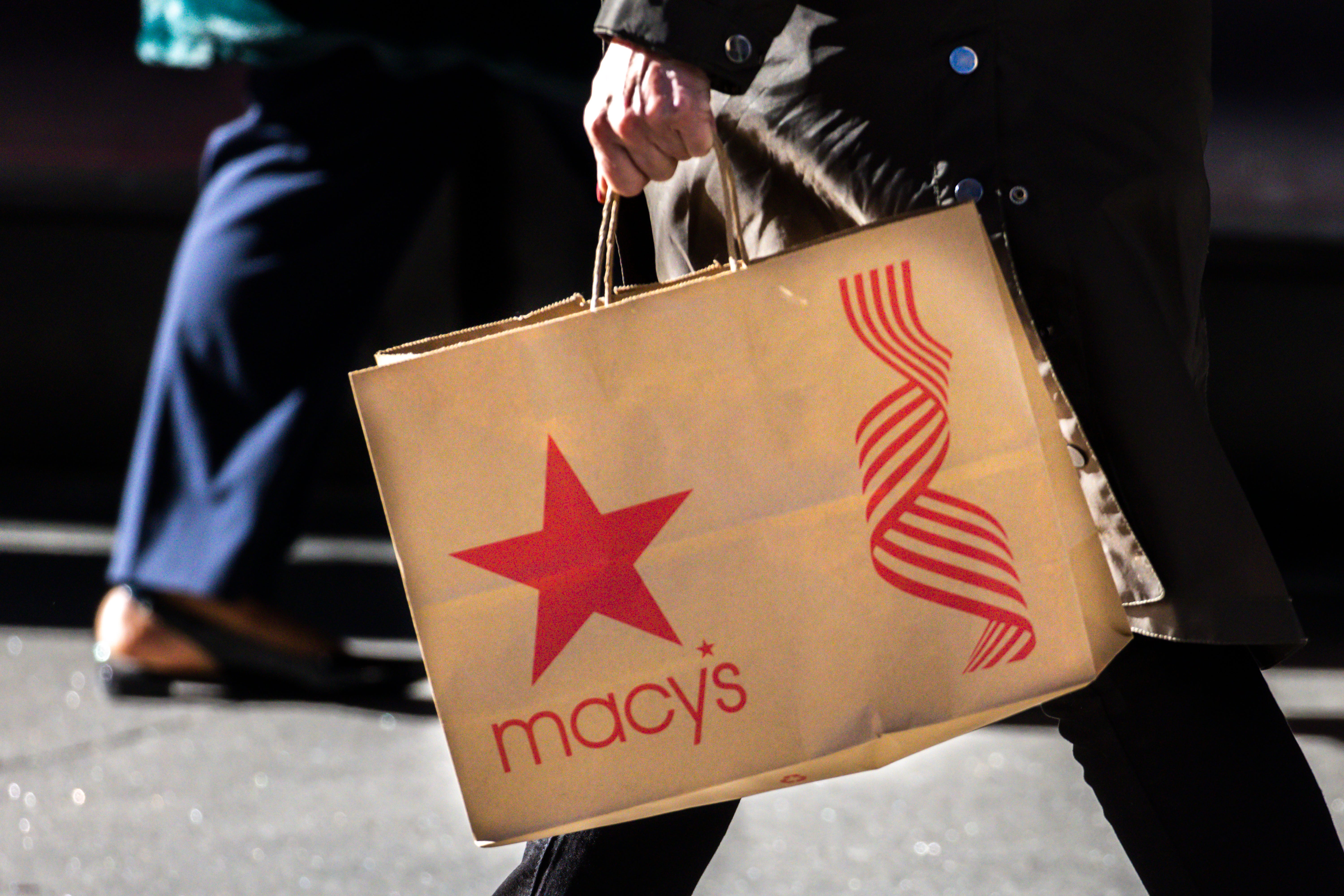 Macy's shopping bag