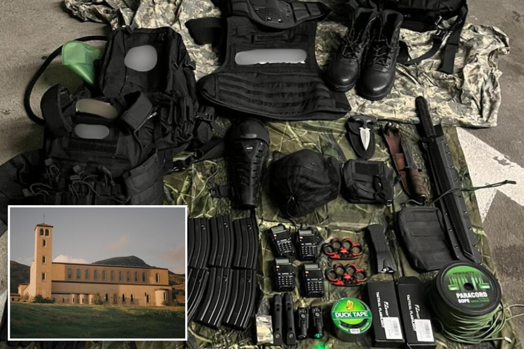 Man drove across country with weapons, made threats after targeting Catholic monastery, officials say