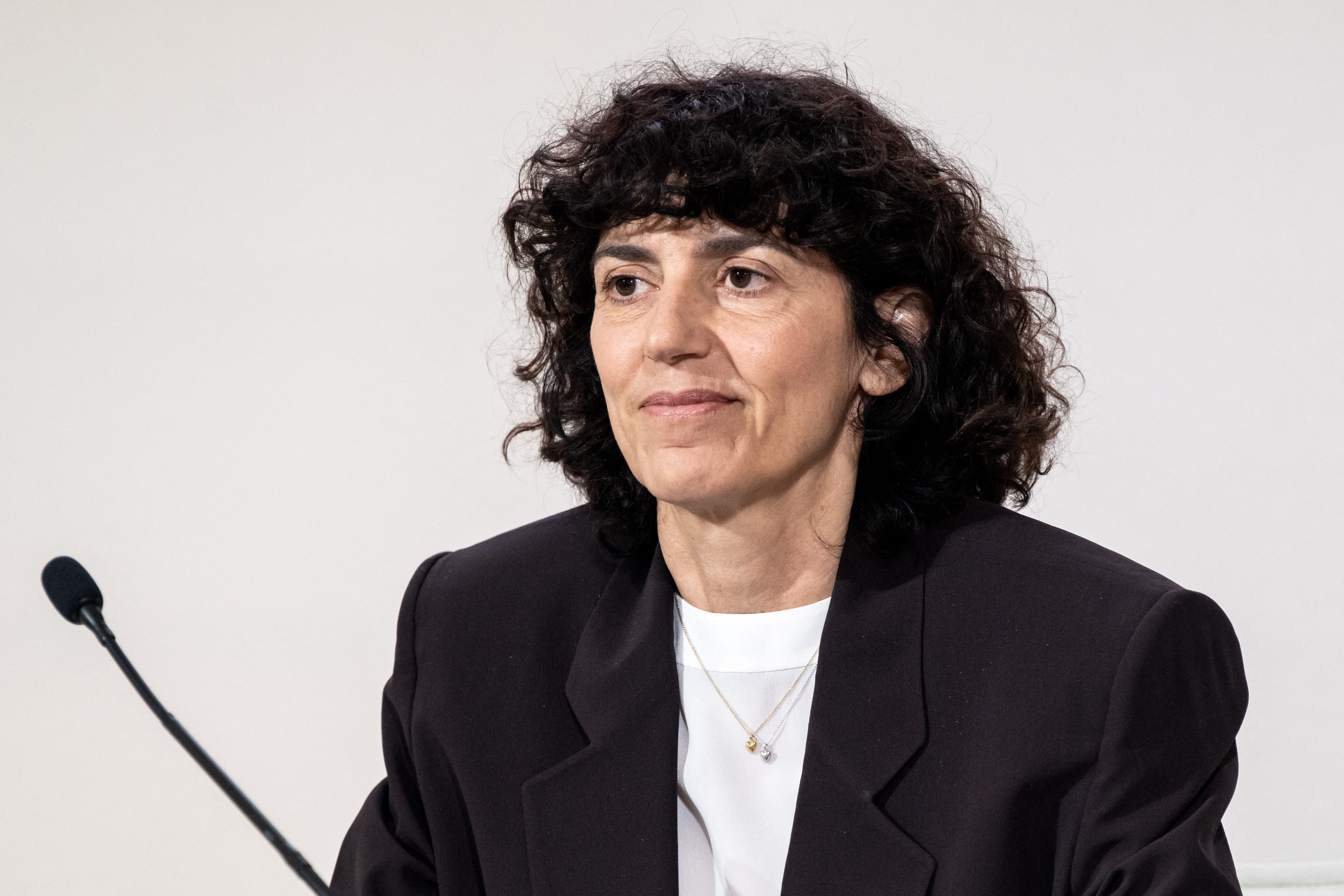 Francesca Bellettini, former Kering Deputy CEO in charge of Brand Development and ex-CEO of Yves Saint Laurent, attends the Kering luxury group annual general meeting at the group headquarters in Paris on April 24, 2025.