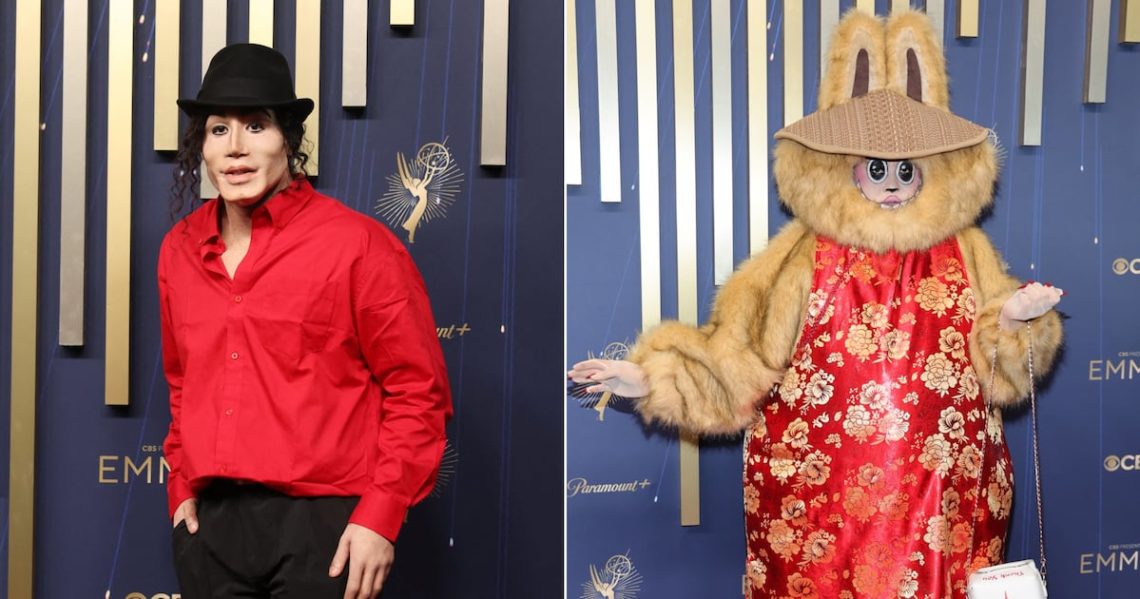 Michael Jackson and a Labubu Crash Emmys Red Carpet