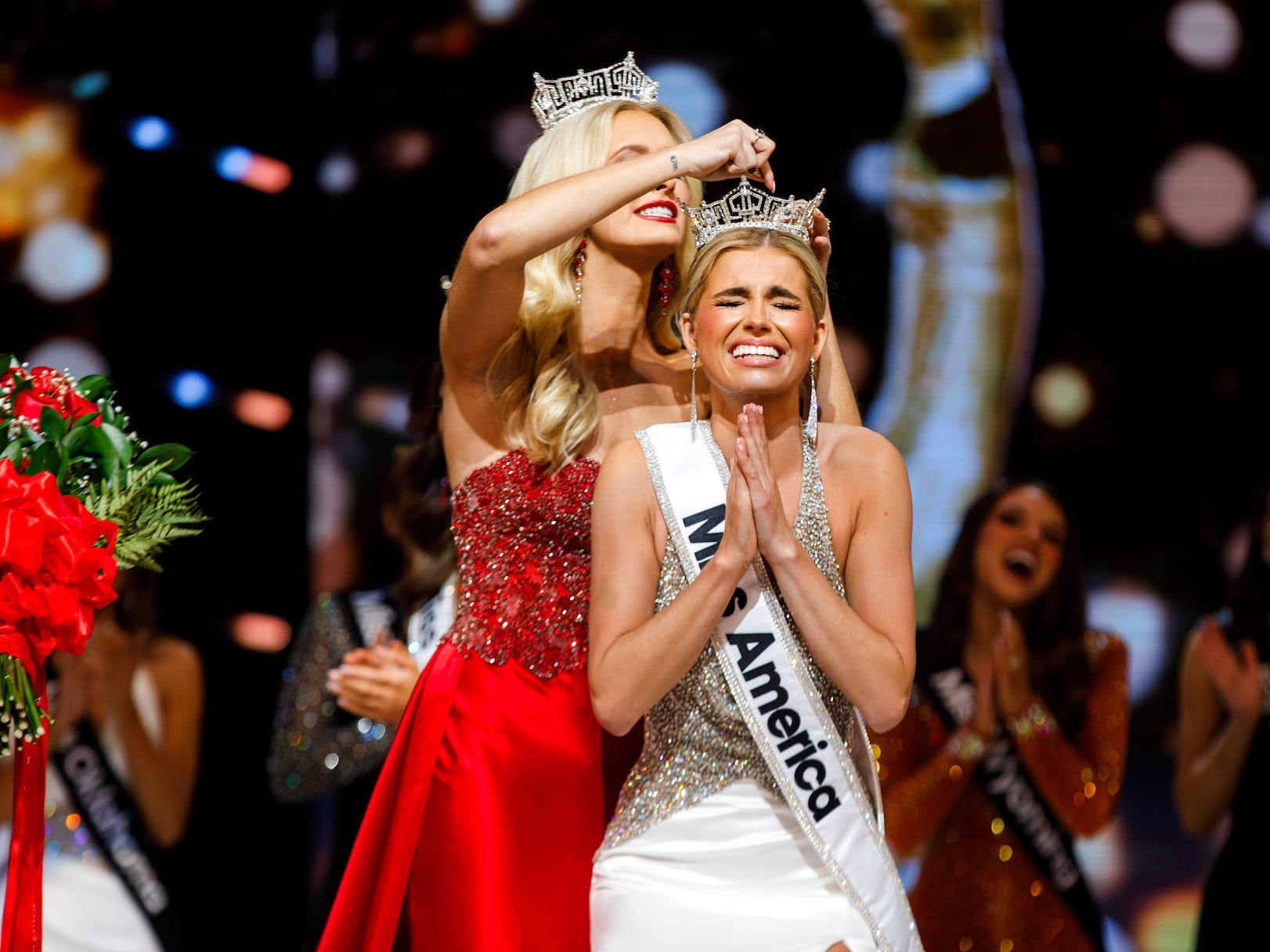 Madison Marsh crowns Abbie Stockard at Miss America 2025