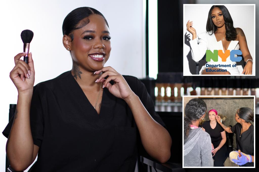 NYC makeup artist eager to bring  glamour to public school students  as ‘beauty services’ vendor
