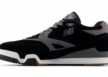 New Balance Numeric 770 Surfaces in “Black/Grey” and “Grey/Purple-Black”