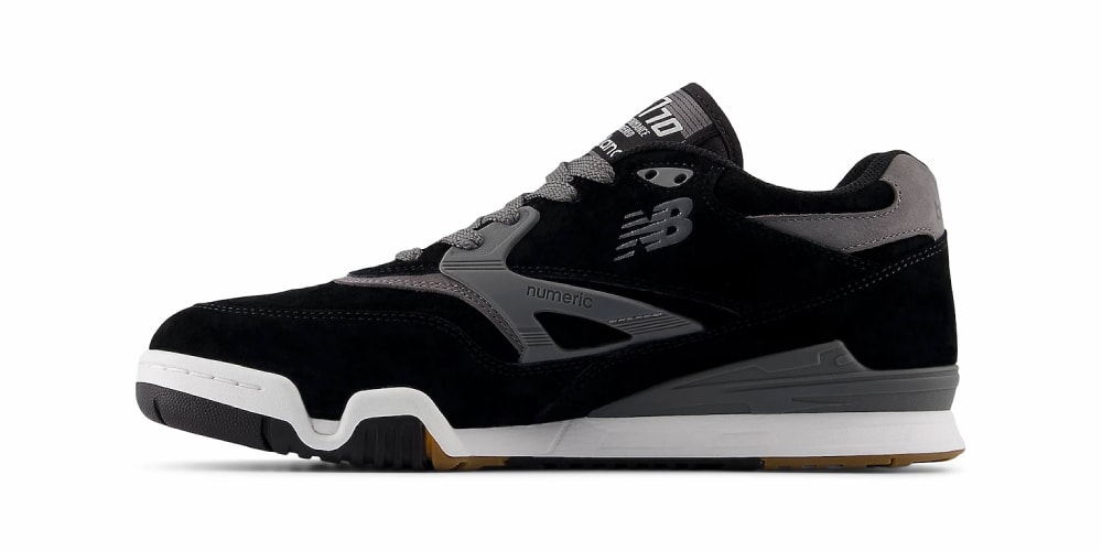 New Balance Numeric 770 Surfaces in “Black/Grey” and “Grey/Purple-Black”