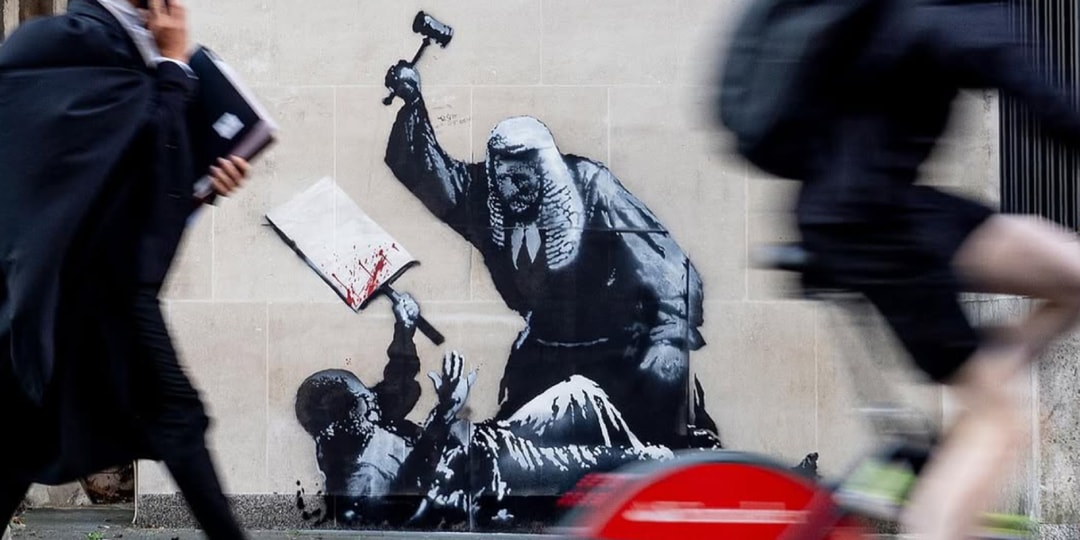 New Banksy Mural Hits London’s Royal Courts of Justice