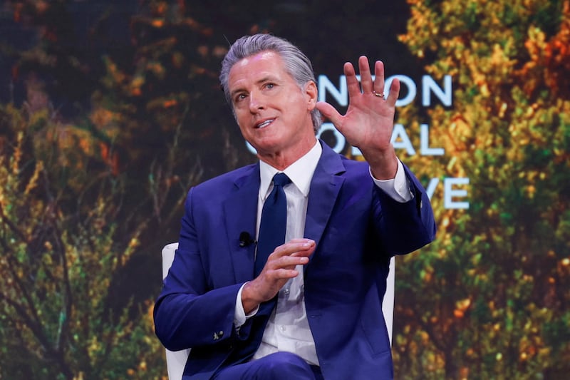 California Governor Gavin Newsom, who was in New York for Climate Week, has taken shots at Trump’s U.N. visit all week.