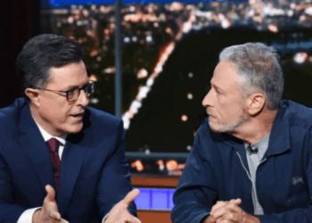 Nolte: Jon Stewart and Stephen Colbert Make Jimmy Kimmel’s Suspension All About Stewart and Colbert