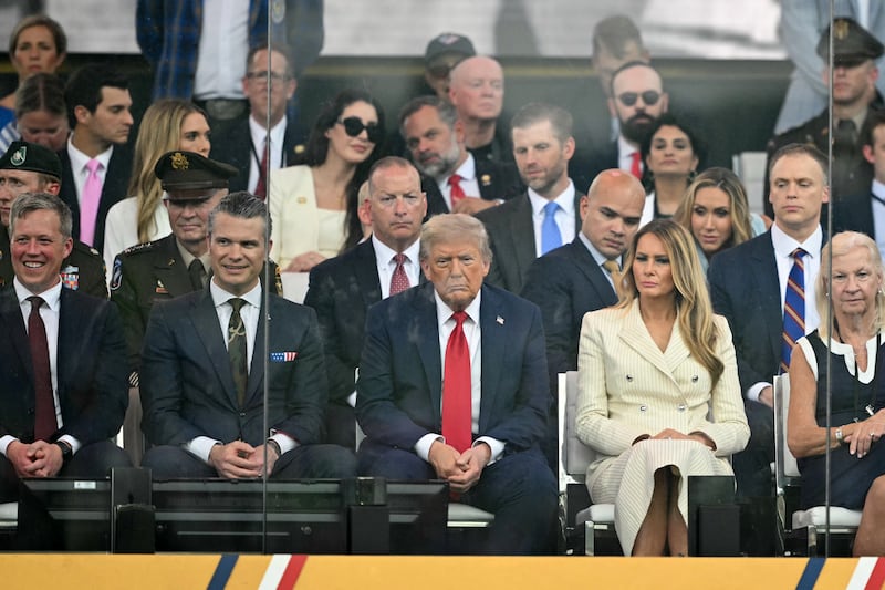 Trump at parade