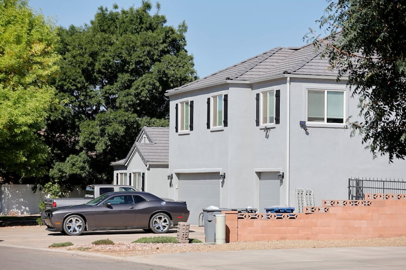 A view of a residence in Washington, Utah, associated with Tyler Robinson, the suspect in the fatal shooting of U.S. conservative commentator Charlie Kirk during an event at Utah Valley University, Sept. 12, 2025.