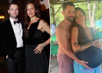 Penn Badgley welcomes identical twin boys with wife Domino Kirke