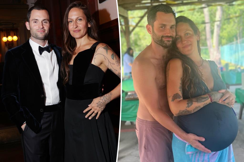 Penn Badgley welcomes identical twin boys with wife Domino Kirke