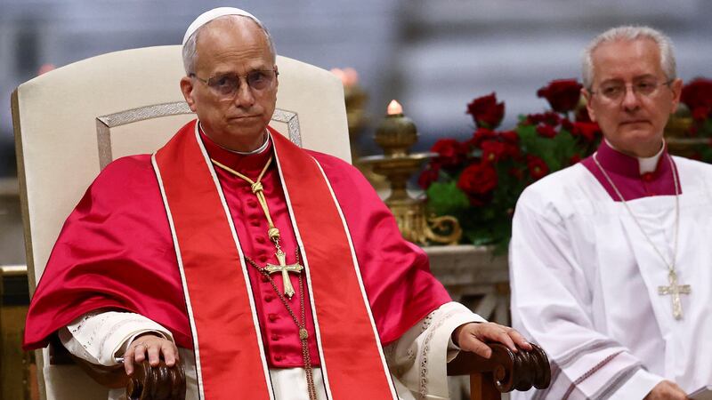 Pope Leo XIV attends commemoration of the Martyrs and Witnesses of Faith of the 21st Century at the Basilica of St. Paul Outside the Walls, in Rome, Italy, September 14, 2025.