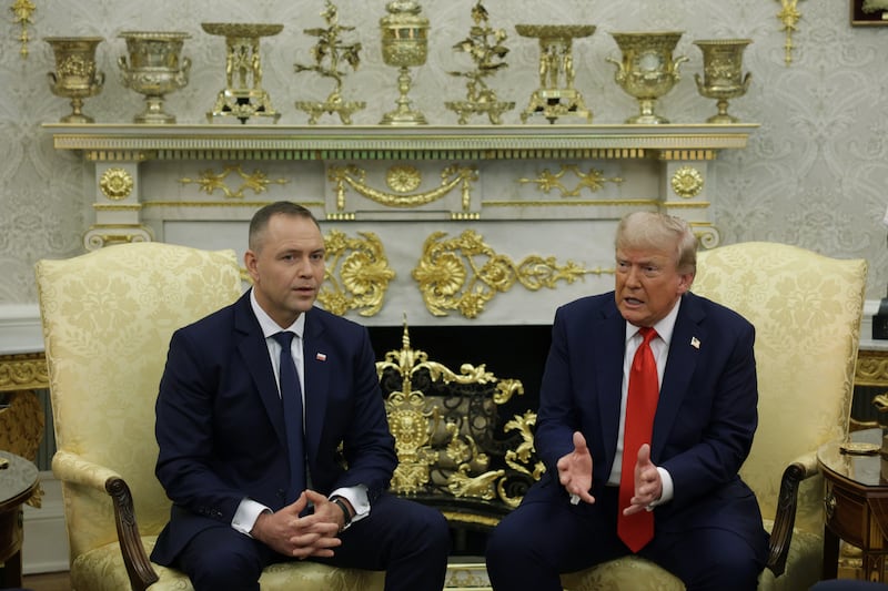 The incident comes a week after Trump hosted Polish President Karol Nawrocki at the White House.