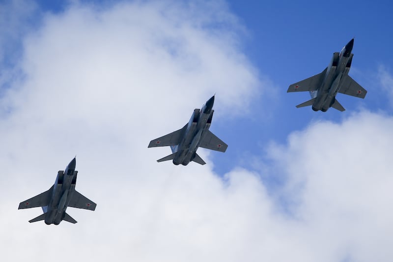 Russian MiG-31 aircraft