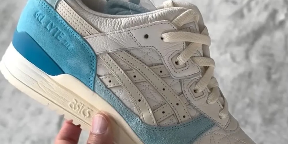 Ronnie Fieg Previews Upcoming Kith x ASICS Gel-Lyte III “Blue/White” Collaboration