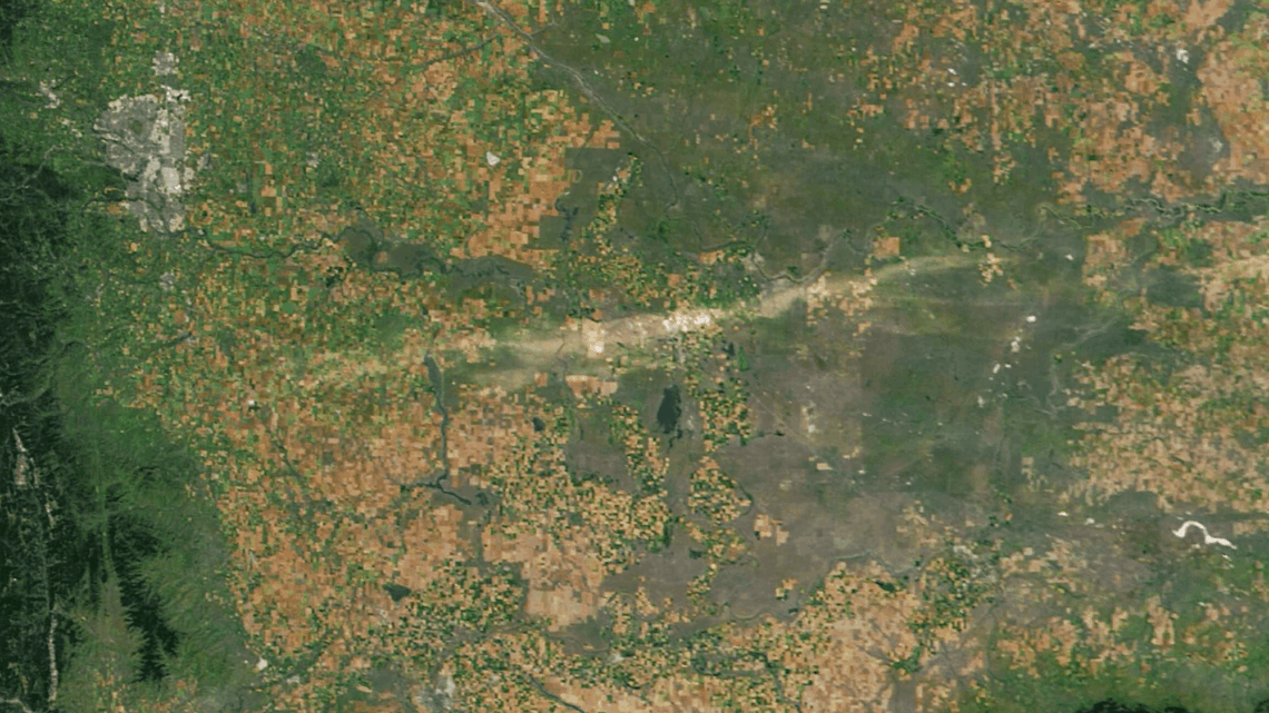 Satellite Spots 125-Mile Scar Across Canada Caused by Monster Hailstorm