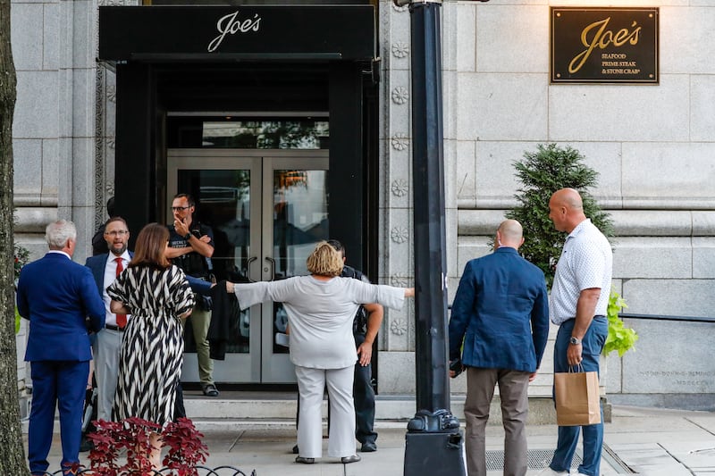 A view of Joe's Seafood, Prime Steakhouse in DC.