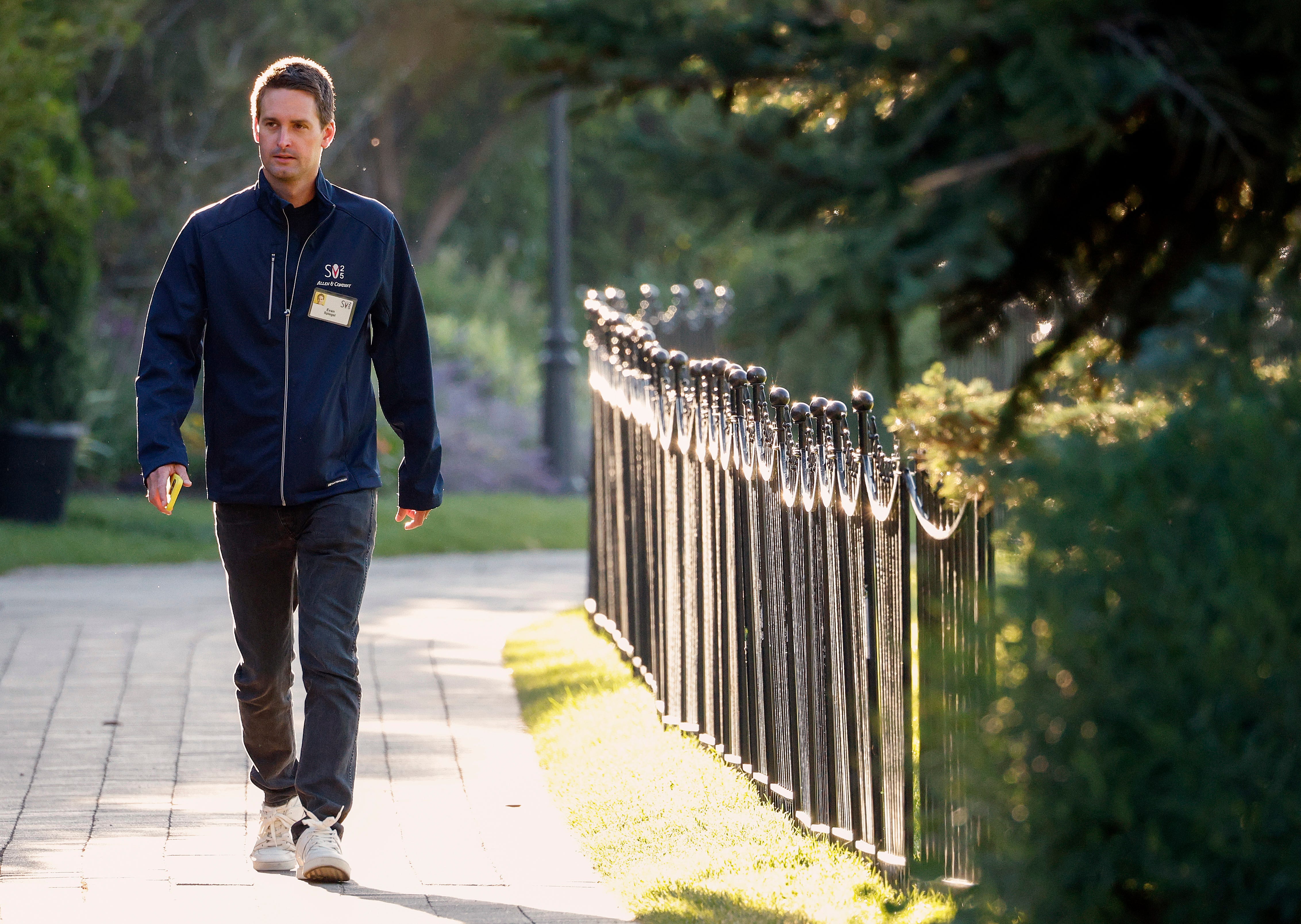 Snap CEO Evan Spiegel at Sun Valley in 2025.