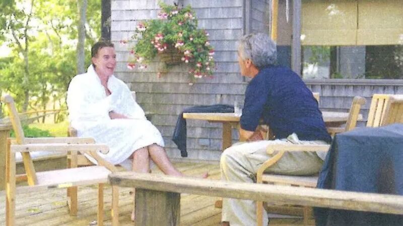 Peter Mandelson and Jeffrey Epstein