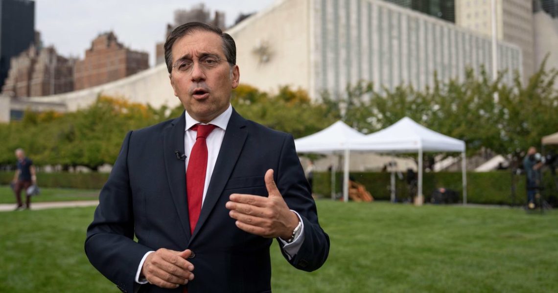Spain’s top diplomat dismisses Israeli leader’s vow of no Palestinian state, saying it will happen