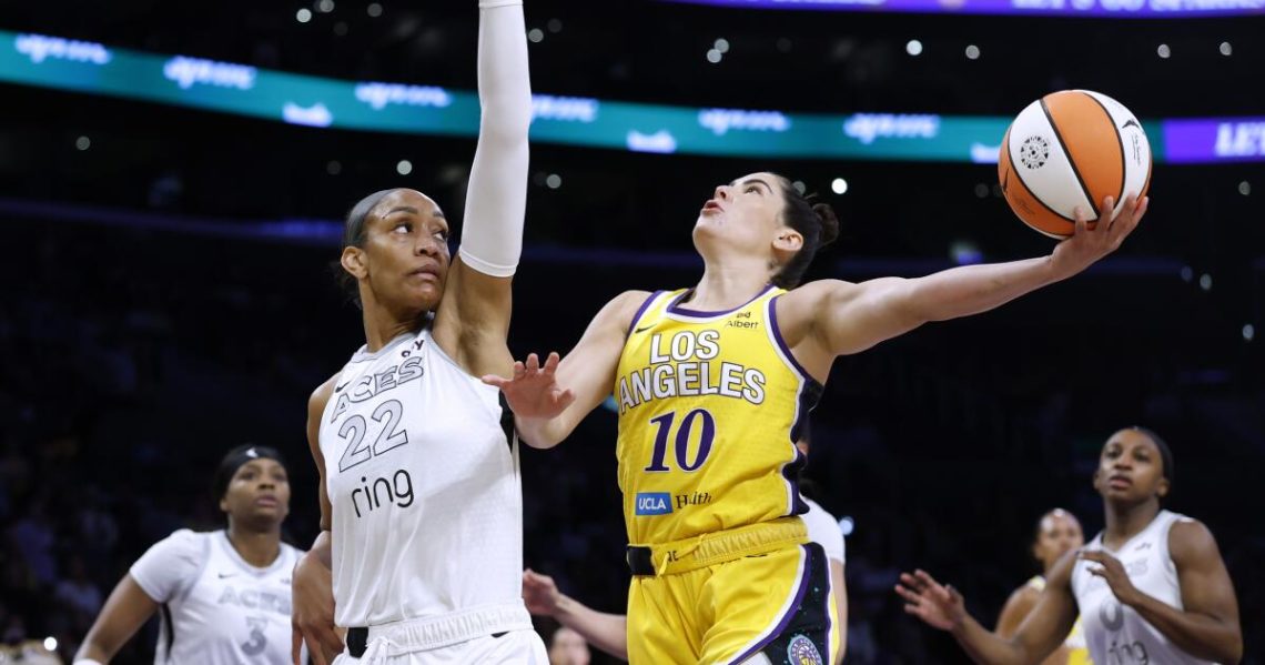 Sparks’ season ends in blowout loss to A’ja Wilson and the Aces