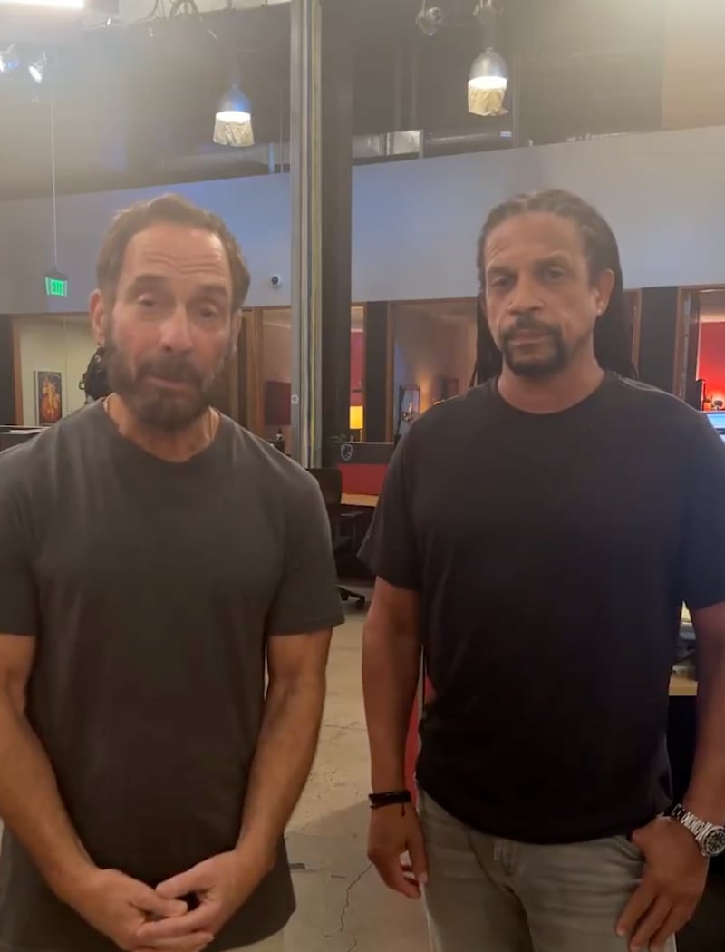 TMZ editor Harvey Levin and executive producer Charles Latibeaudiere apologize in a video posted on X.