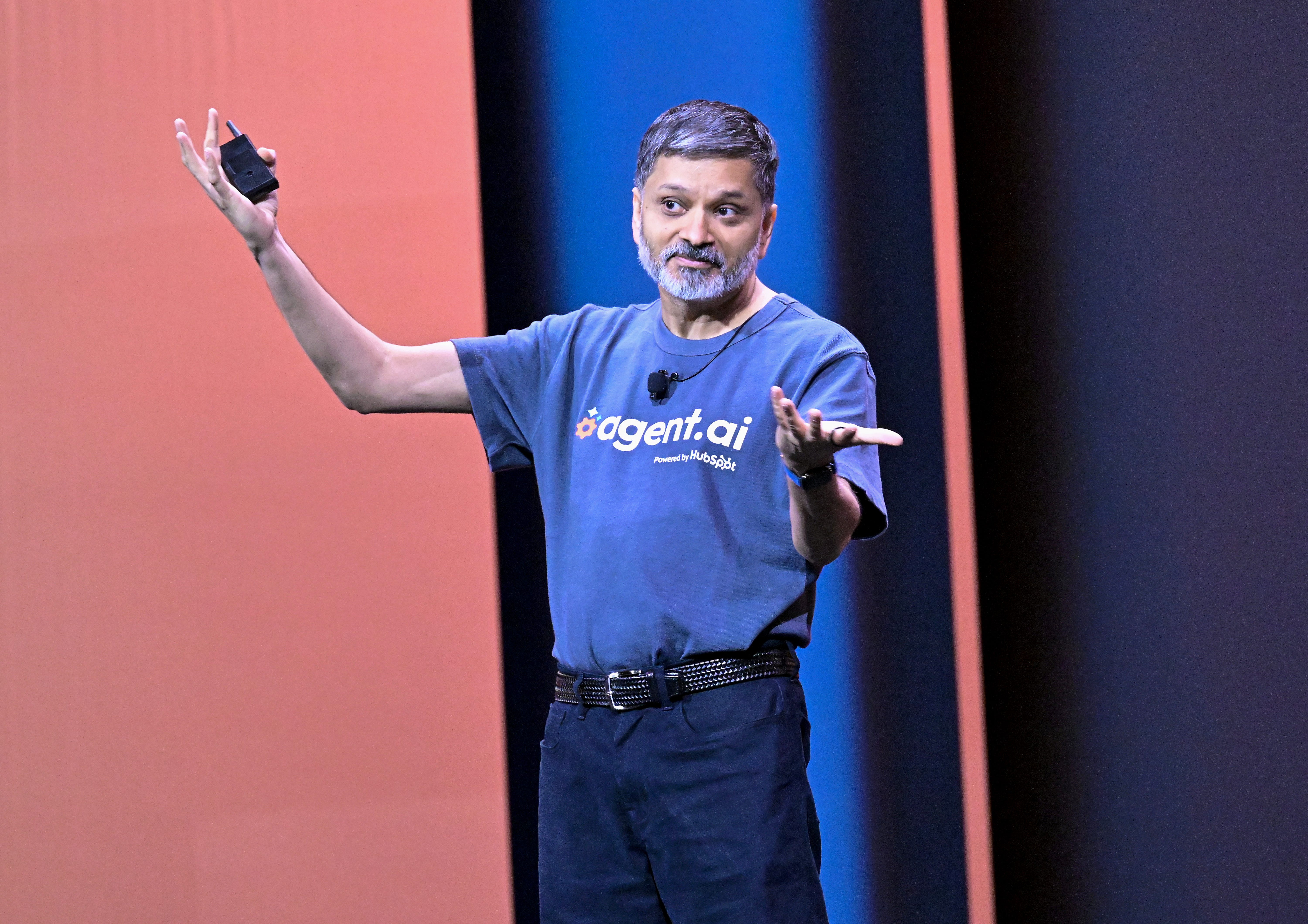 Dharmesh Shah speaks at INBOUND 2024 Powered By HubSpot in September 2024.