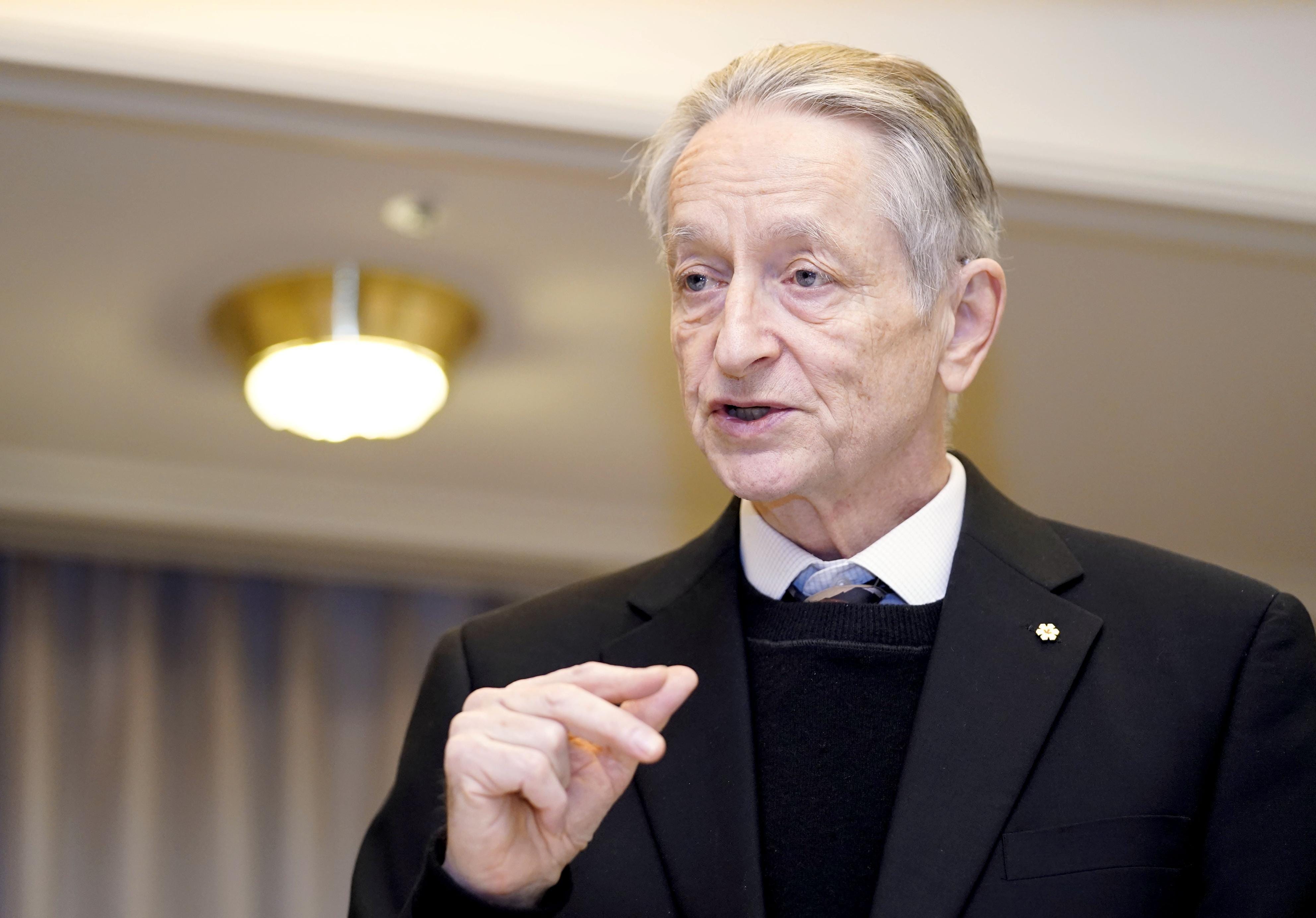 Geoffrey Hinton in Tokyo in 2019.