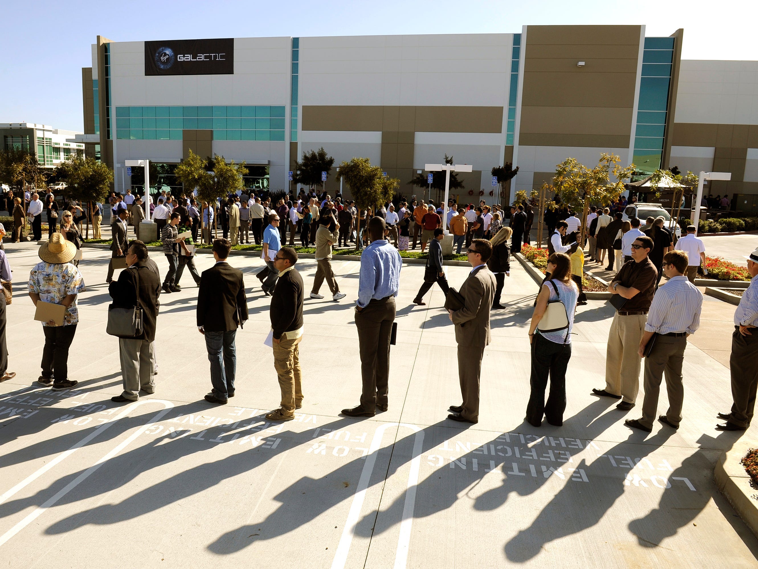 Job Seekers seeking Employment line up