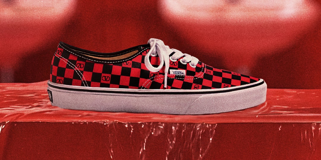 The Valentino Garavani x Vans Authentic Arrives Alessandro Michele-Style