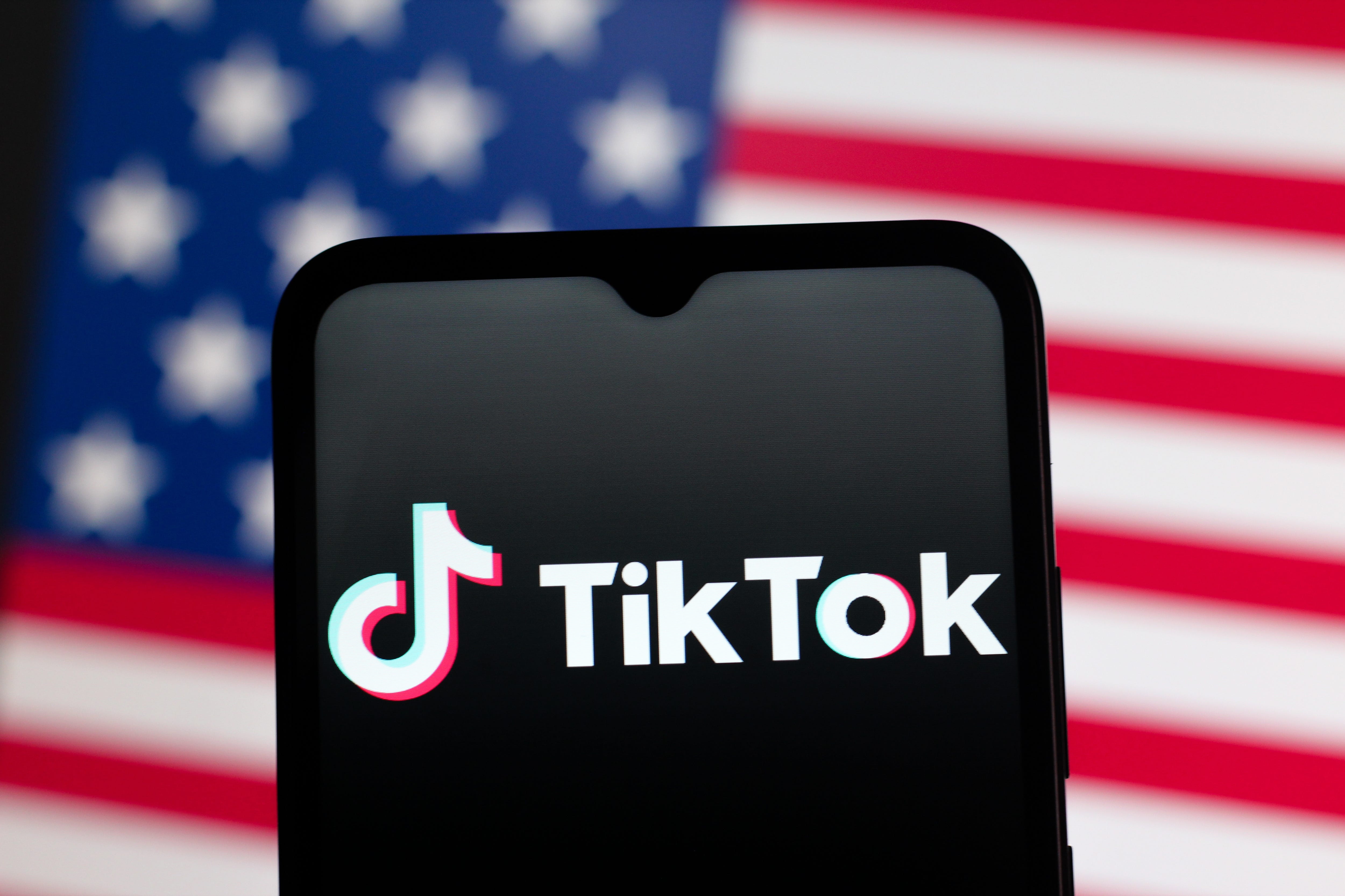 TikTok logo.