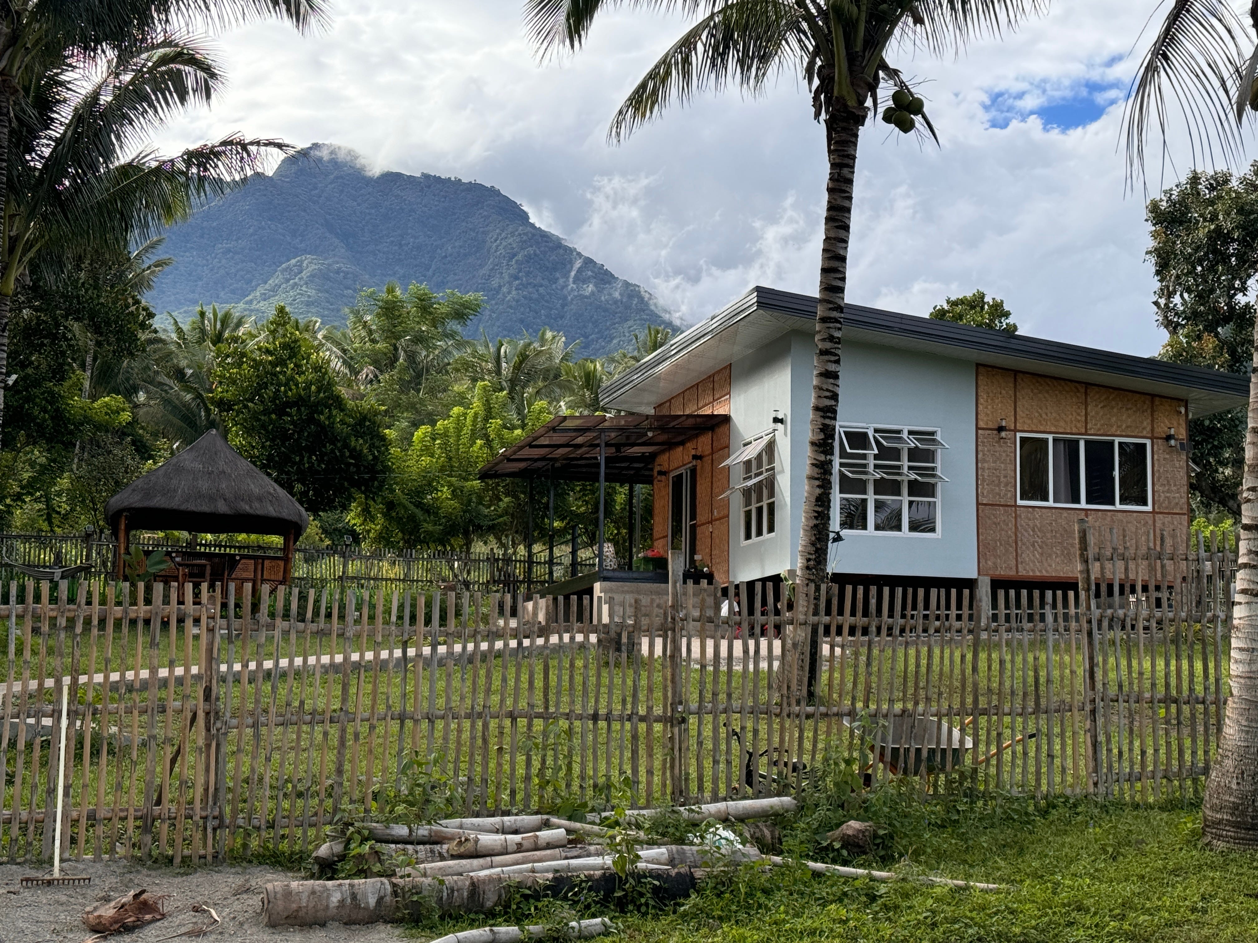 The exterior of the tiny house.