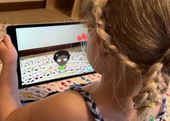 This program is using augmented reality to teach preschoolers spatial awareness