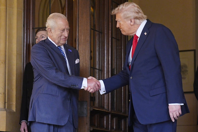 Donald Trump bids farewell to King Charles III
