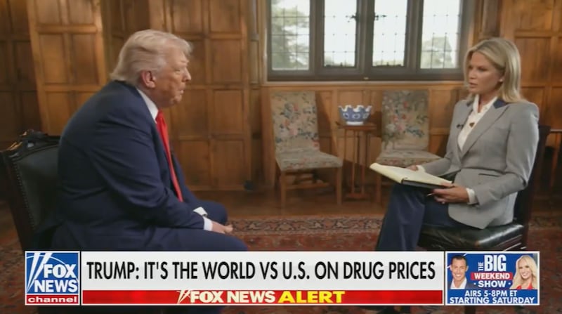 Donald Trump and Laura MacCallum