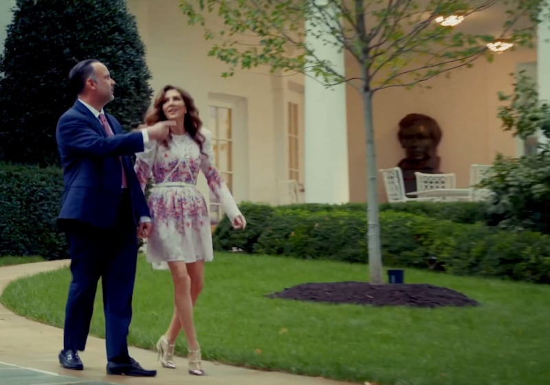 Dan Scavino and Erin Elmore get engaged.