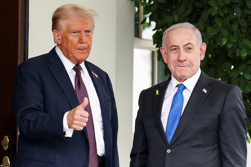 President Donald Trump announced Israel agreed to his 20-point plan to end the war in Gaza after meeting with Prime Minister Benjamin Netanyahu Monday but indicated Hamas has not agreed to it yet.